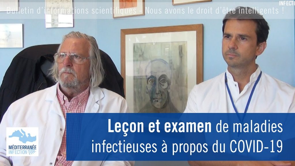 Pr Didier RAOULT : Leçon et examen de maladies infectieuses à propos du COVID-19